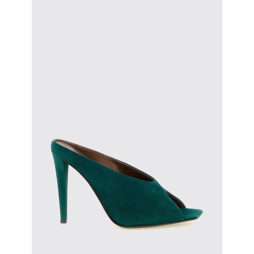Suede Mules Giuseppe Zanotti With A Square Toe And Stiletto Heel